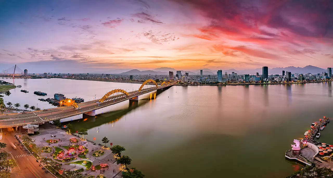 Overview of Danang, Vietnam