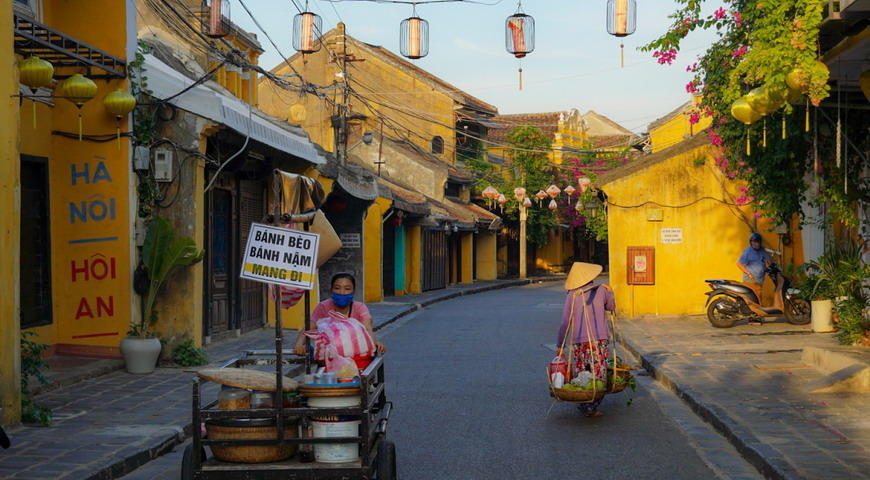 a street in Hoi An